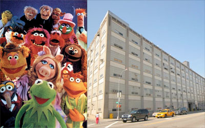 Jim Henson Creative Studios Queens, NY Image Courtesy of www.therealdeal.com Muppets move to Long Island City June 17, 2009